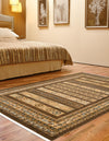 Zagros Oasis Collection Area Rug -  Khorramabad Rectangle Brown  lifestyle 19