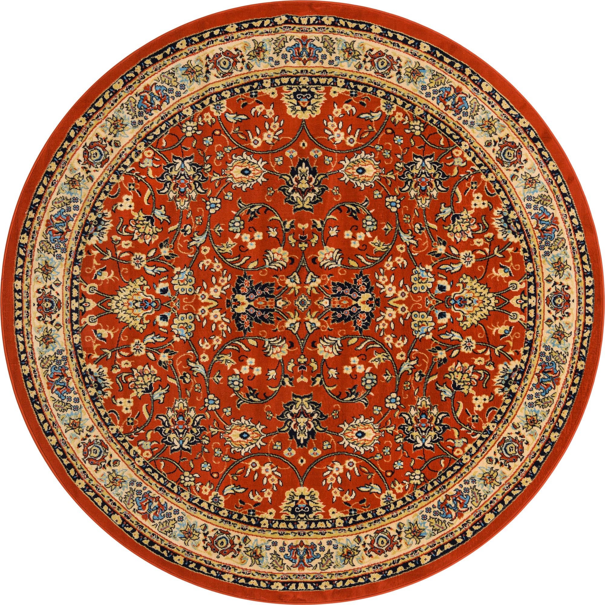 Isfahan Elegance Collection Area Rug - Naghsh-e Jahan (Terracotta)