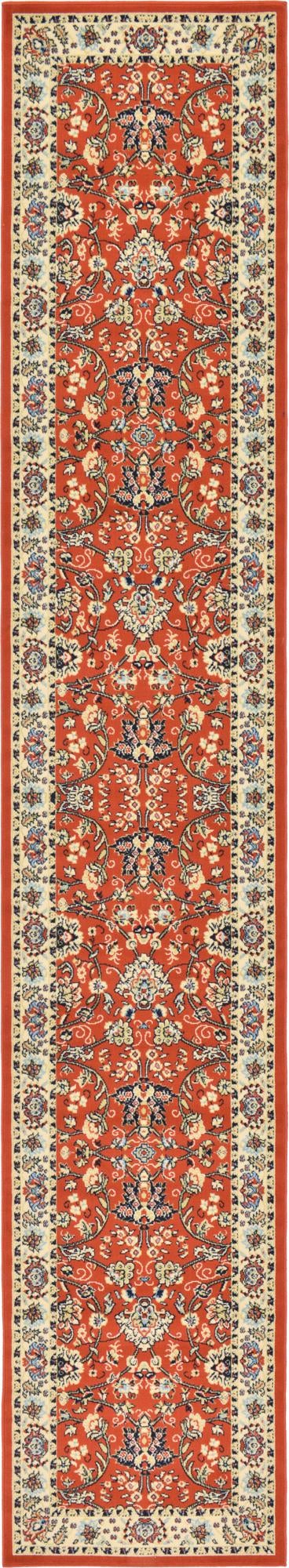 Isfahan Elegance Collection Area Rug - Naghsh-e Jahan (Terracotta)