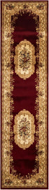 Versailles Elegance Collection Area Rug -  Louveciennes (Red)