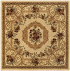 Versailles Elegance Collection Area Rug -  Louveciennes (Cream) Square Cream  lifestyle 16