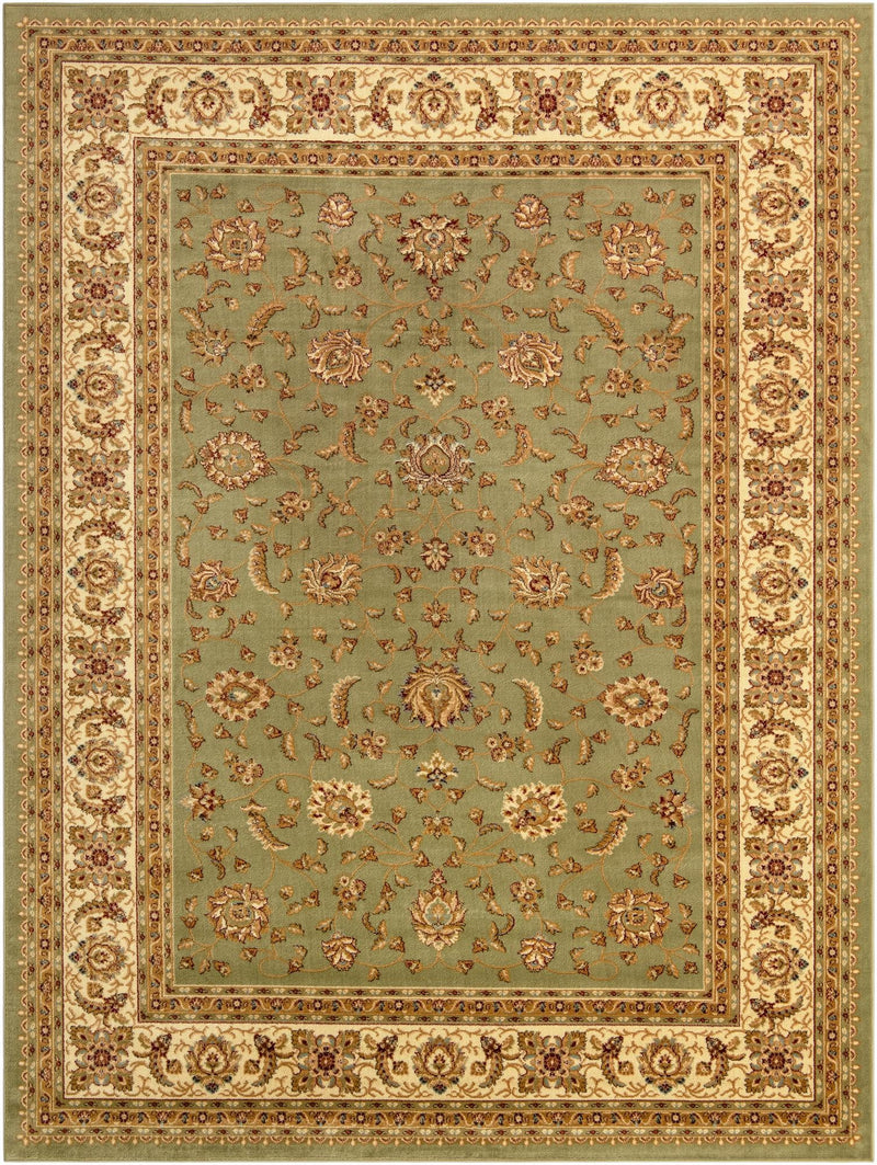 Jaipur Elegance Collection Area Rug -  Nahargarh (Green) Rectangle Green Main