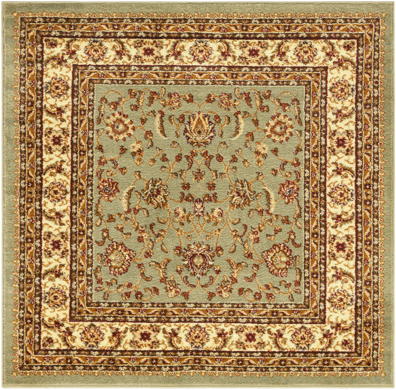 Jaipur Elegance Collection Area Rug -  Nahargarh (Green) Square Green  lifestyle 16