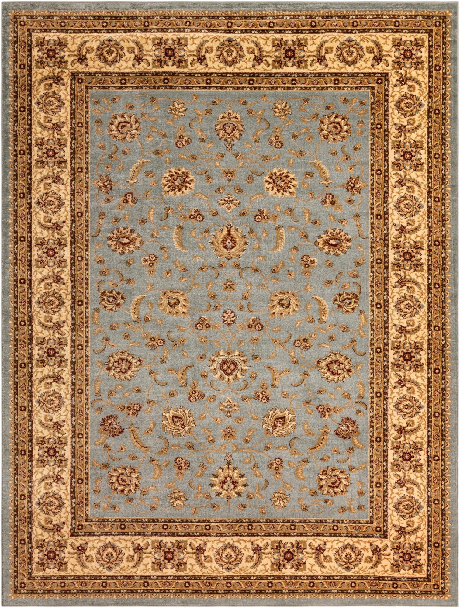 Jaipur Elegance Collection Area Rug -  Nahargarh (Light Blue)