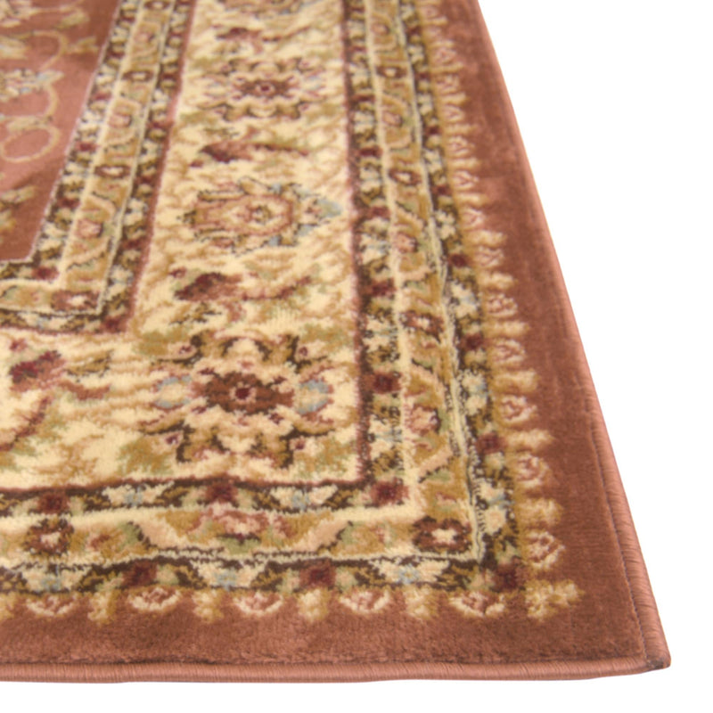 Jaipur Elegance Collection Area Rug -  Nahargarh (Brick Red Light Rose) Rectangle Brick Red Light Rose  lifestyle 7