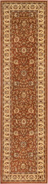 Jaipur Elegance Collection Area Rug -  Nahargarh (Brick Red Light Rose) Runner Brick Red Light Rose  lifestyle 16