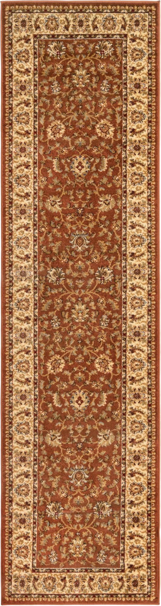 Jaipur Elegance Collection Area Rug -  Nahargarh (Brick Red Light Rose) Runner Brick Red Light Rose  lifestyle 16