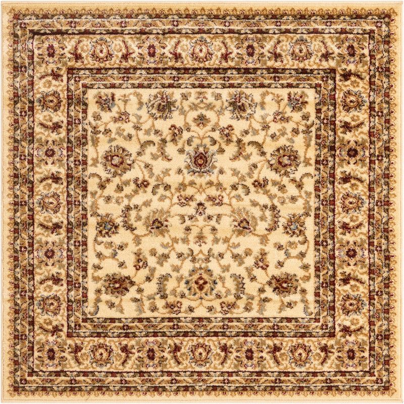 Jaipur Elegance Collection Area Rug -  Nahargarh (Cream) Square Cream  lifestyle 16