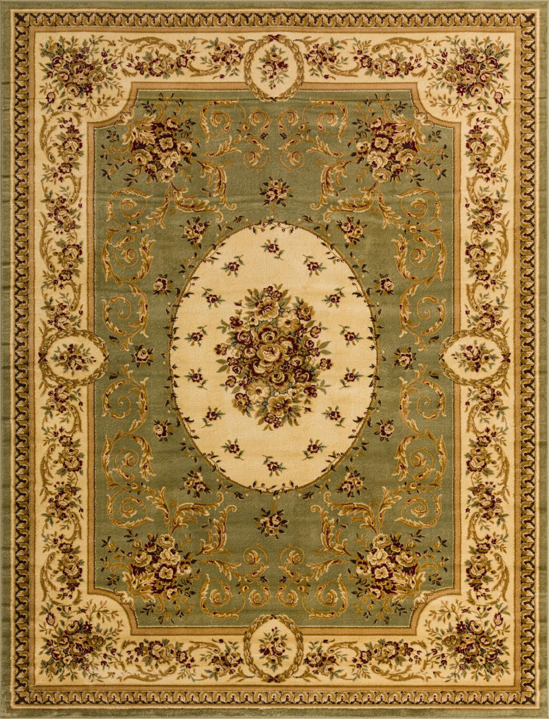 Versailles Elegance Collection Area Rug -  Bellevue Rectangle Green  lifestyle 4