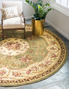 Versailles Elegance Collection Area Rug -  Bellevue Round Green  lifestyle 69