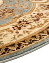 Versailles Elegance Collection Area Rug -  Bellevue Round Light Blue  lifestyle 104