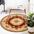 Versailles Elegance Collection Area Rug -  Louveciennes (Red)