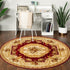 Versailles Elegance Collection Area Rug -  Louveciennes (Red)