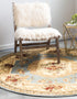 Versailles Elegance Collection Area Rug -  Louveciennes (Light Blue)