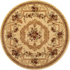 Versailles Elegance Collection Area Rug -  Louveciennes (Cream) Round Cream  lifestyle 18