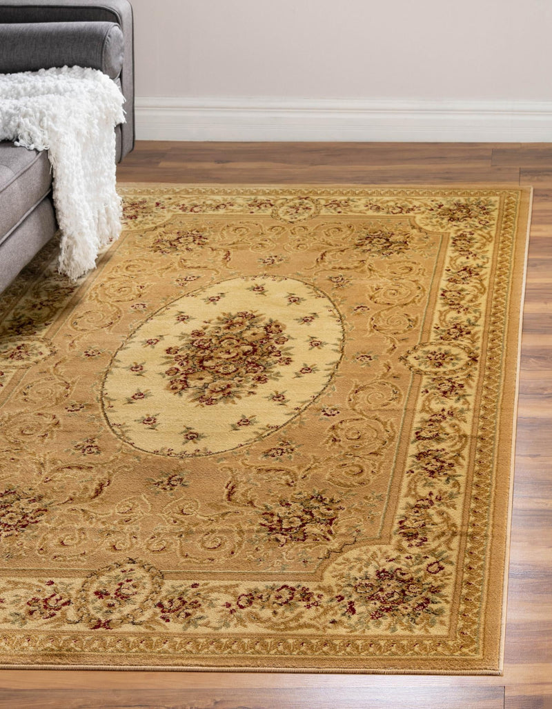 Versailles Elegance Collection Area Rug -  Bellevue Rectangle Tan  lifestyle 4