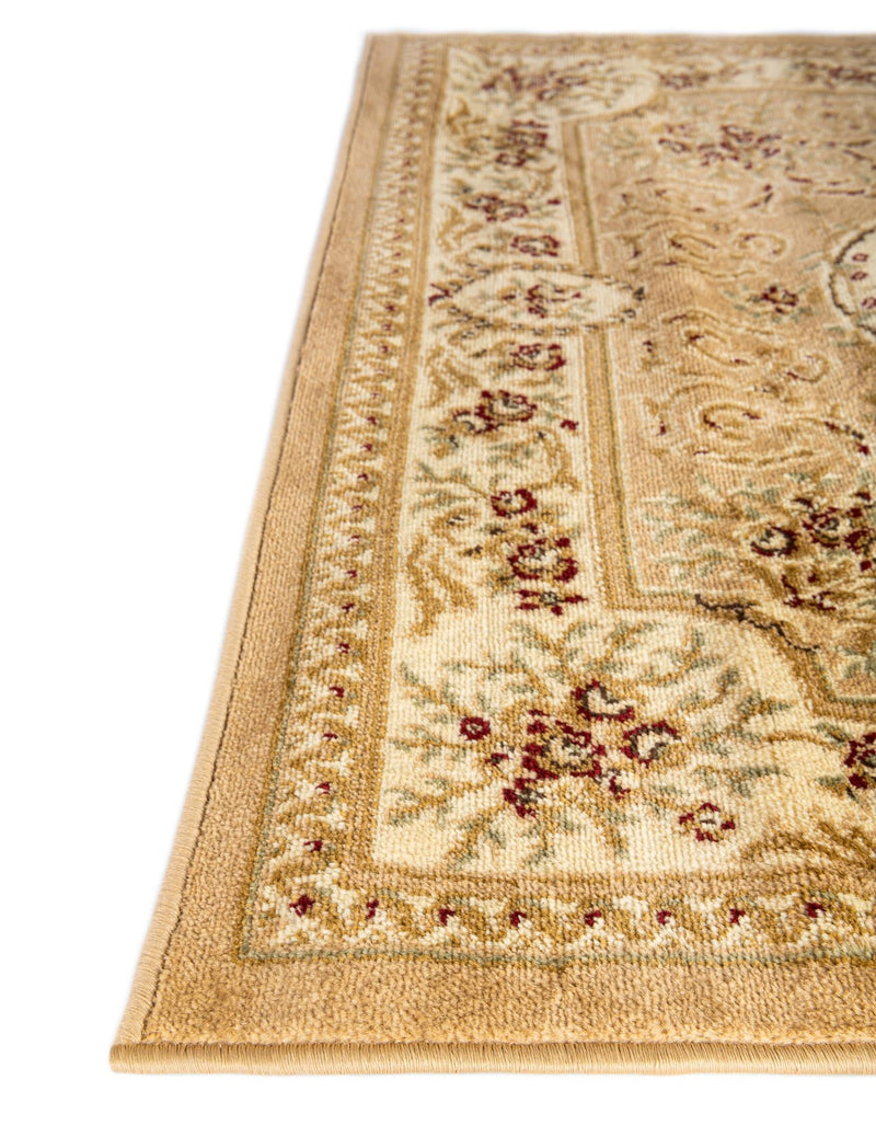 Versailles Elegance Collection Area Rug -  Bellevue Rectangle Tan  lifestyle 19