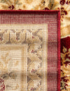 Versailles Elegance Collection Area Rug -  Bellevue Rectangle Red  lifestyle 26