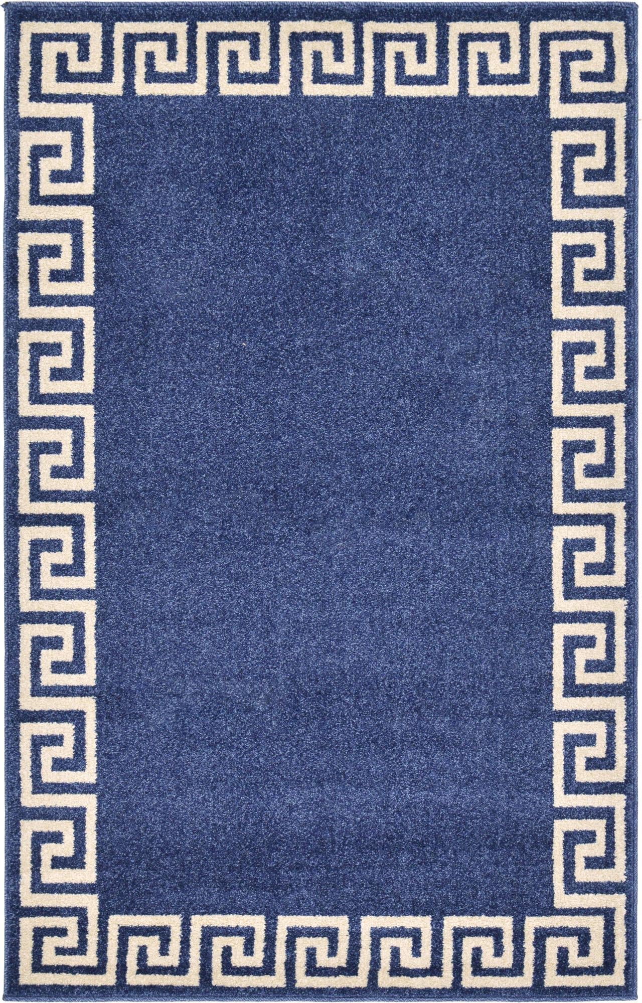 Aegean Labyrinth Collection Area Rug -  Santorini