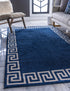 Aegean Labyrinth Collection Area Rug -  Santorini