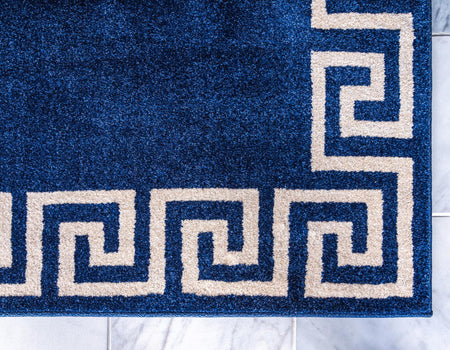 Aegean Labyrinth Collection Area Rug -  Santorini