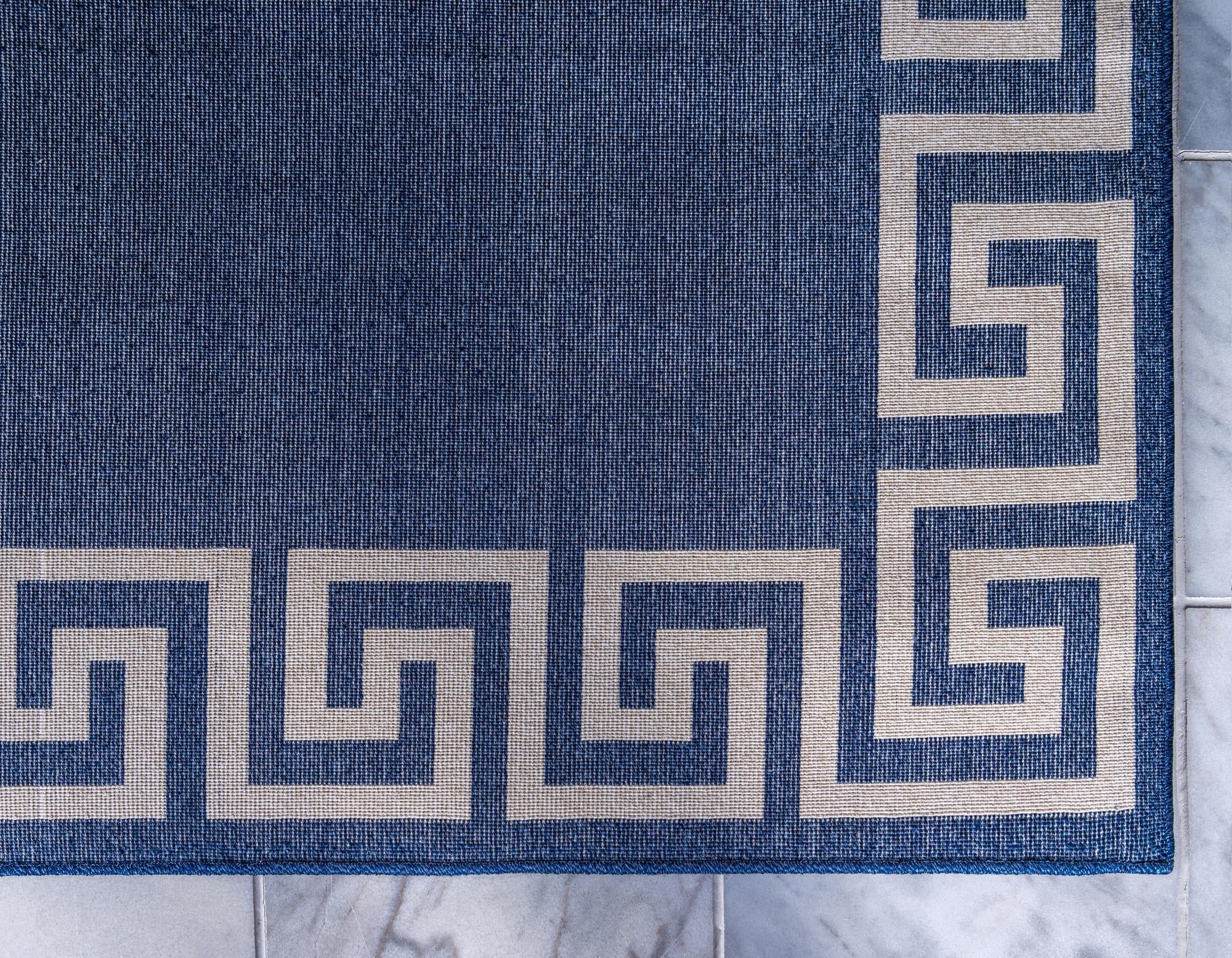 Aegean Labyrinth Collection Area Rug -  Santorini