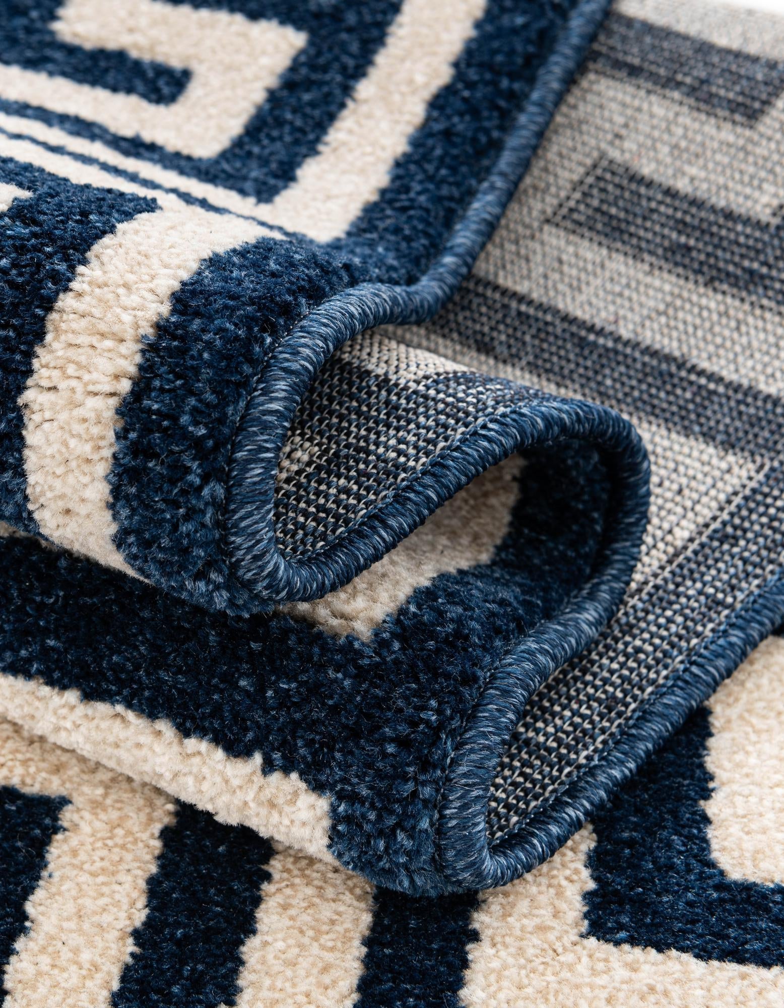 Aegean Labyrinth Collection Area Rug -  Santorini