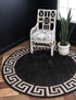 Aegean Labyrinth Collection Area Rug -  Santorini