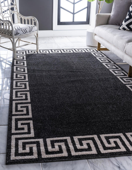 Aegean Labyrinth Collection Area Rug -  Santorini