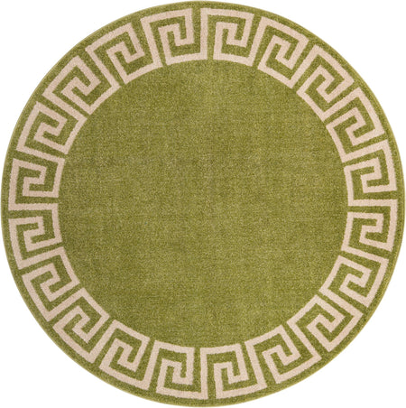 Aegean Labyrinth Collection Area Rug -  Santorini