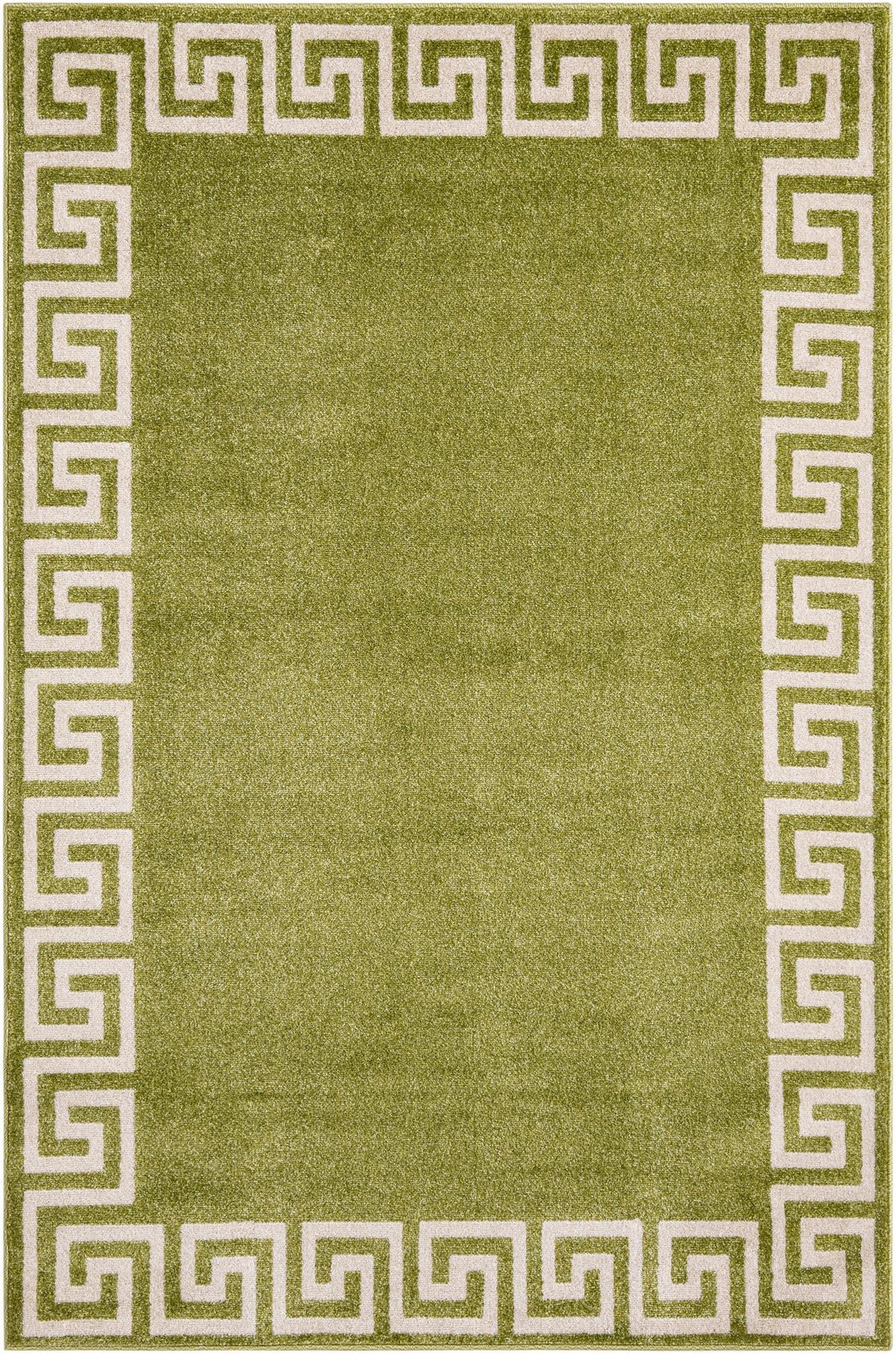 Aegean Labyrinth Collection Area Rug -  Santorini Rectangle Light Green  lifestyle 3