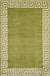 Aegean Labyrinth Collection Area Rug -  Santorini Rectangle Light Green  lifestyle 3