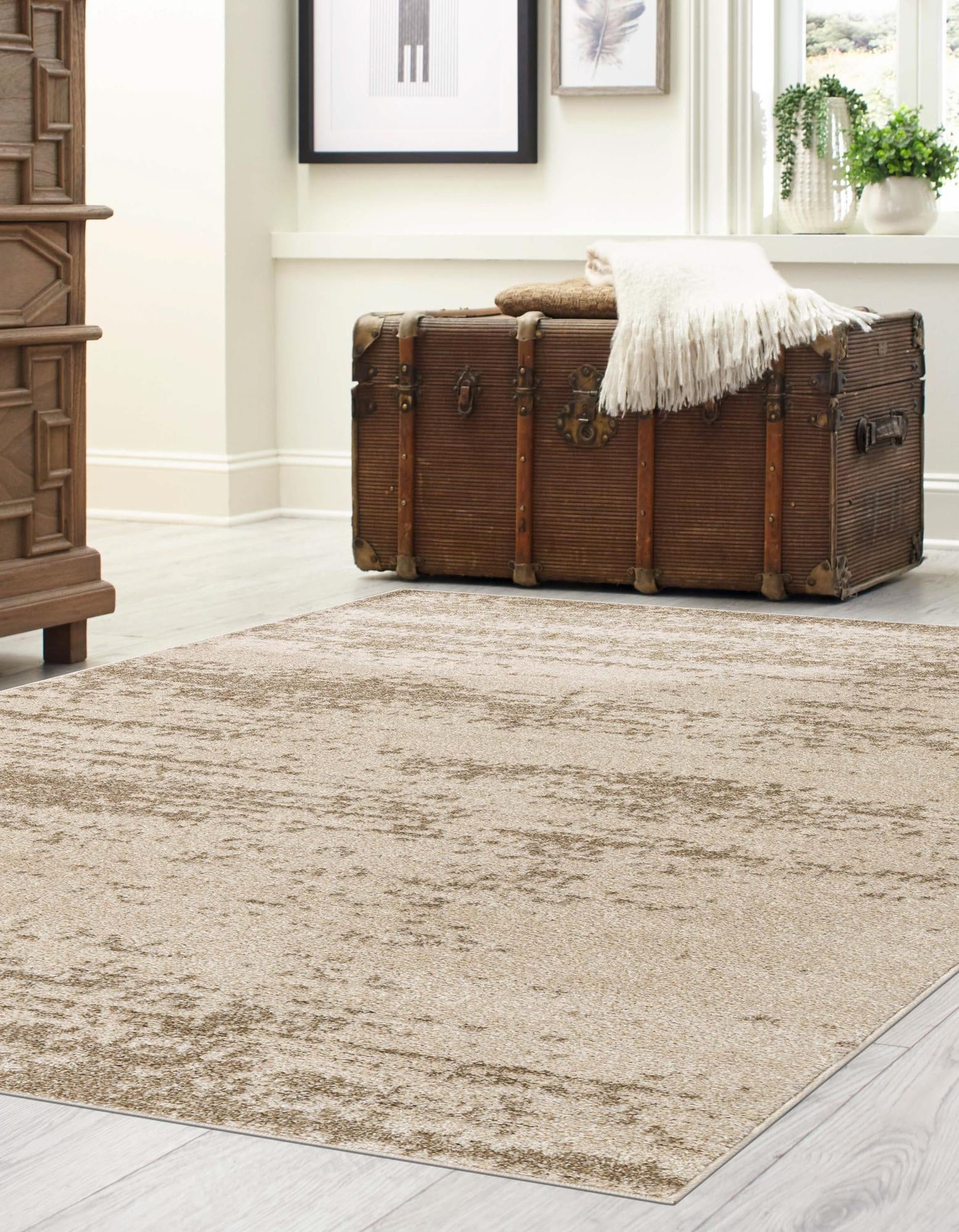 Studio Haven Collection Area Rug -  Gallery (Bone Beige)