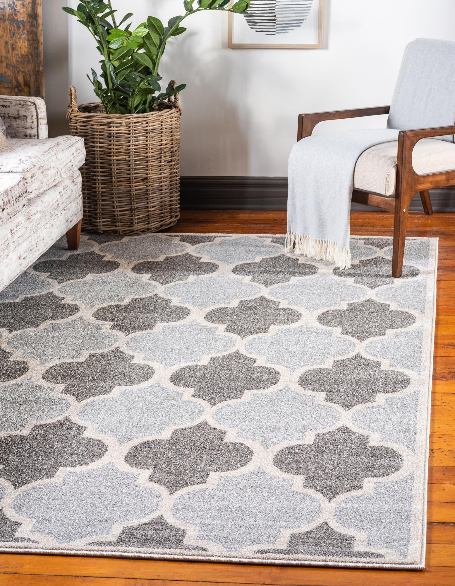 Lattice Gardens Collection Area Rug -  Arborhedge