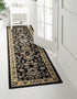 Isfahan Elegance Collection Area Rug - Naghsh-e Jahan (Black)