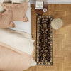 Isfahan Elegance Collection Area Rug - Naghsh-e Jahan (Brown) Runner Brown  lifestyle 64