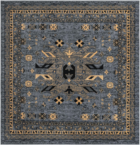 Tabriz Tapestries Collection Area Rug - Azerbaijan (Gray)