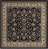 Isfahan Elegance Collection Area Rug - Naghsh-e Jahan (Black)