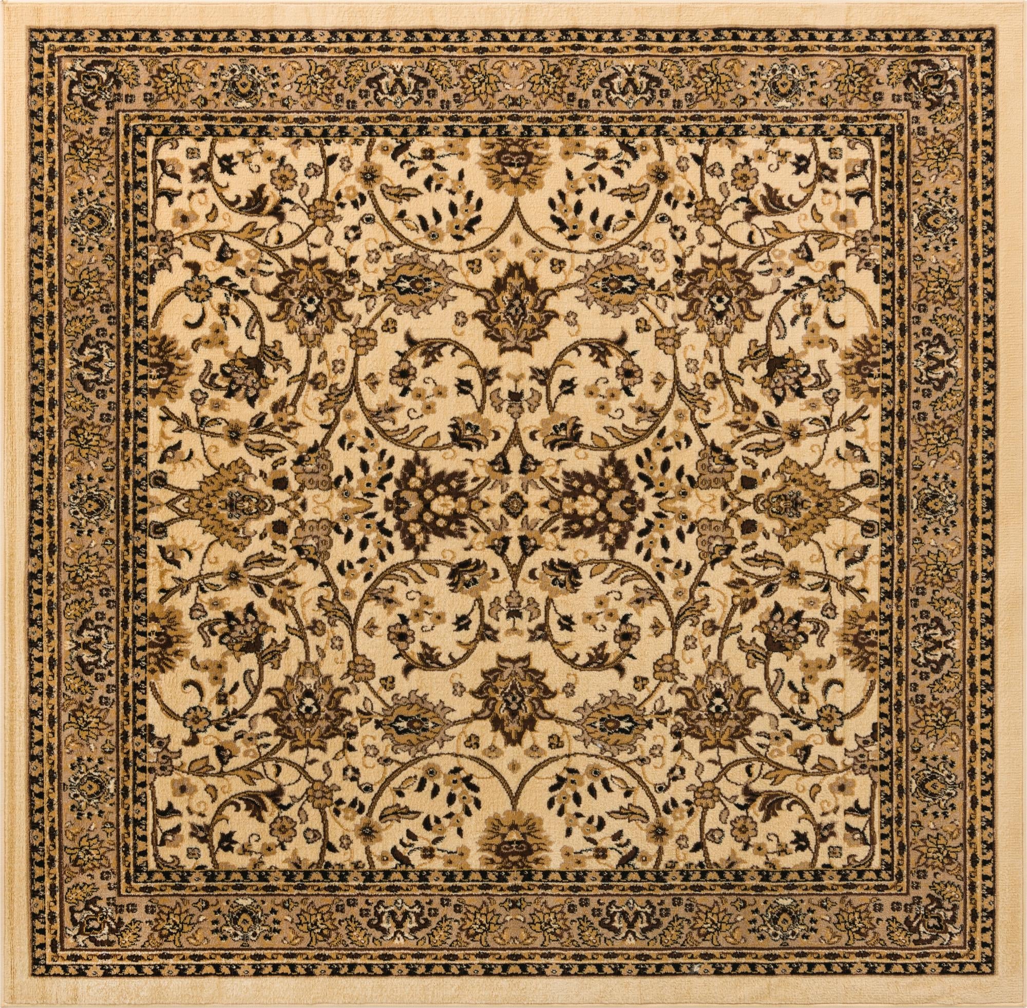 Isfahan Elegance Collection Area Rug - Naghsh-e Jahan (Ivory)