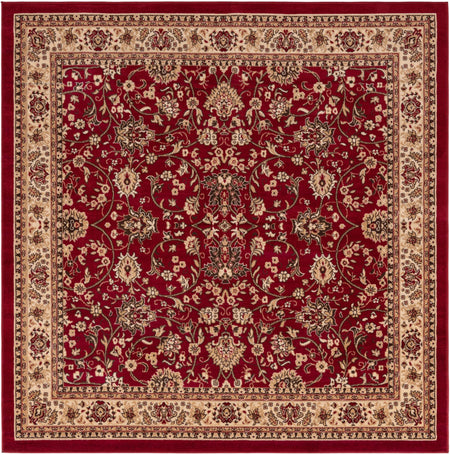 Isfahan Elegance Collection Area Rug - Naghsh-e Jahan (Burgundy)