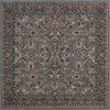 Isfahan Elegance Collection Area Rug - Naghsh-e Jahan (Gray) Square Gray  lifestyle 17