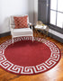 Aegean Labyrinth Collection Area Rug -  Santorini