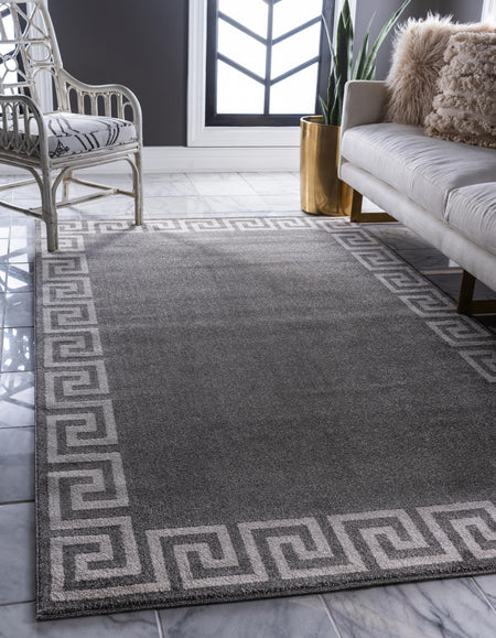 Aegean Labyrinth Collection Area Rug -  Santorini