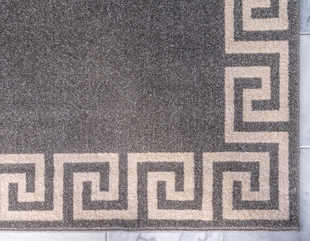 Aegean Labyrinth Collection Area Rug -  Santorini