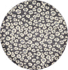 Savannah Sojourn Collection Area Rug -  Mara Round Dark Gray  lifestyle 21