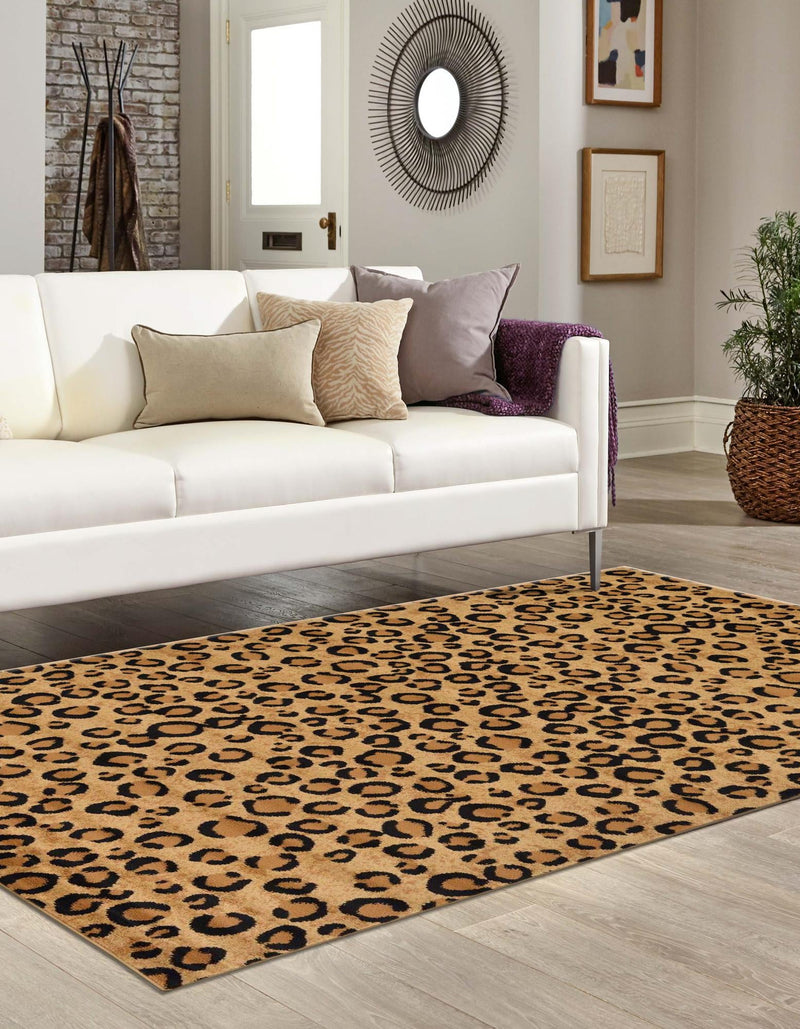 Savannah Sojourn Collection Area Rug -  Mara Rectangle Light Brown  lifestyle 4