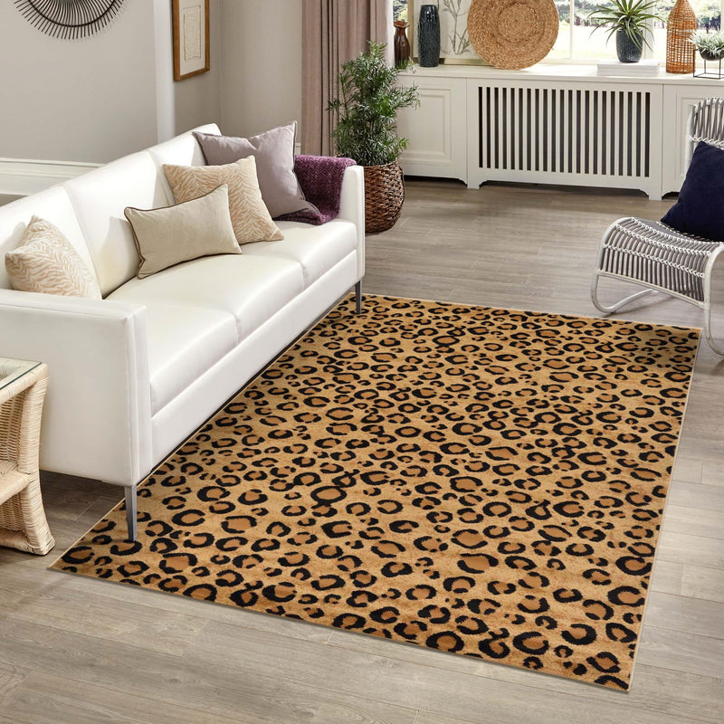 Savannah Sojourn Collection Area Rug -  Mara Rectangle Light Brown  lifestyle 15