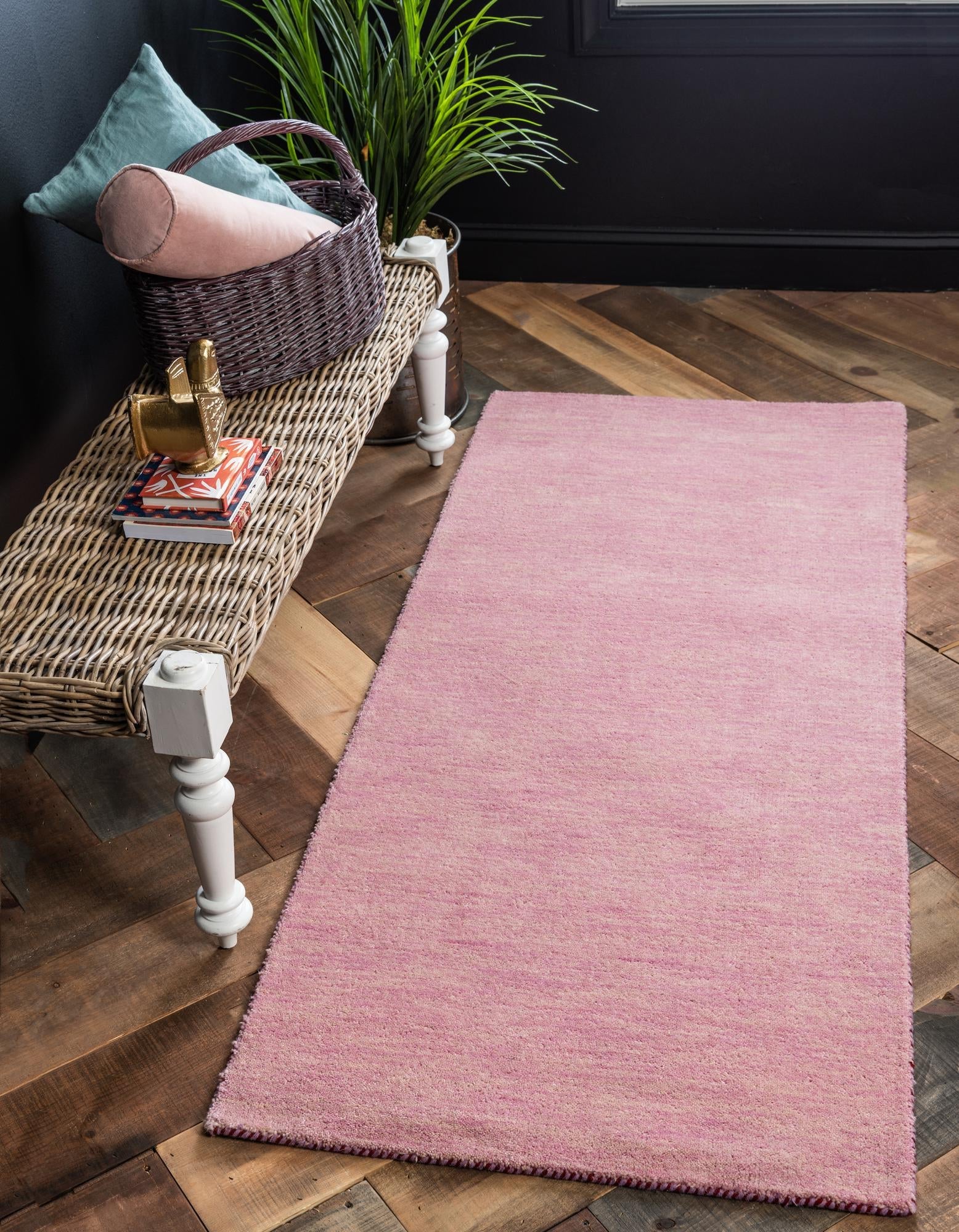 Tonal Oasis Collection Area Rug -  Lenox (Pink)