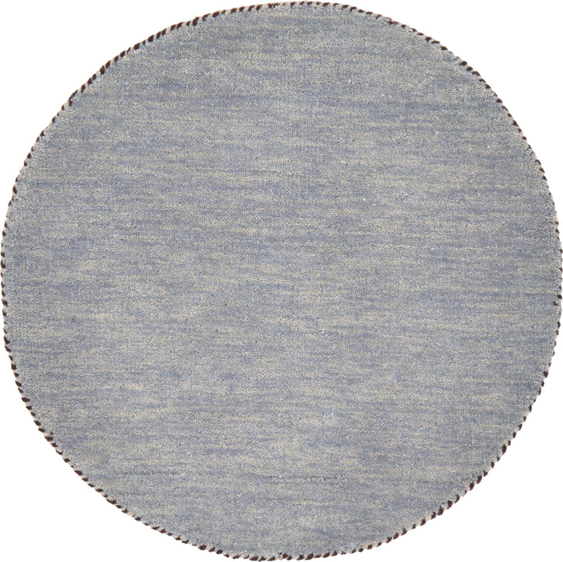 Tonal Oasis Collection Area Rug -  Lenox (Gray) Round Gray  lifestyle 12