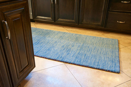 Tonal Oasis Collection Area Rug -  Lenox (Light Blue)